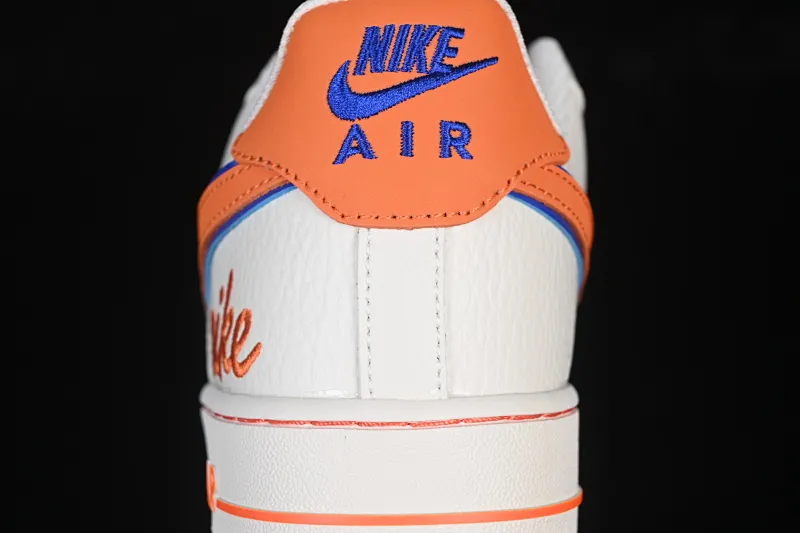 All Categories Nk Air Force 1 Air Force Series Nk Air Force 1 Low Air Force Low Nike Air Force 1'07 Low Milk White Orange Blue Air Force One Low Casual Shoes NH0601-542